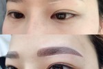 eyebrows/eyeliner/highlight/under eyeliner/feathering