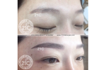 (73) Feathering Eyebrows before, after