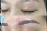 (199) eyebrows, women eyebrows, feathering micropigmentation