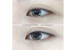 (79) brown black eyeliner semi permanent makeup before and a…