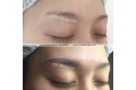 (85) feathering eyebrows microblading permanent makeup